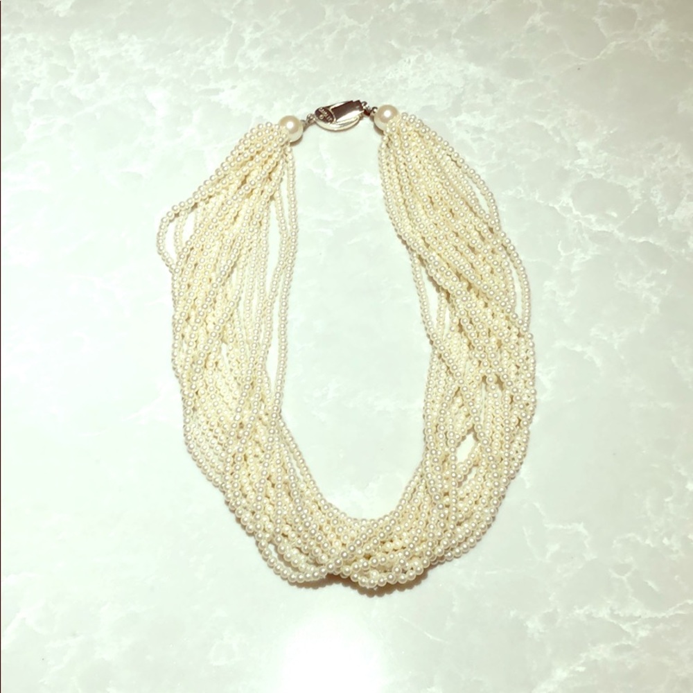 Carolee faux pearl necklace